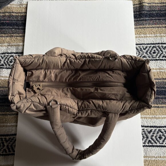 Thirty Years Puffer Drift Tote Bag Clay Color - Picture 7 of 10